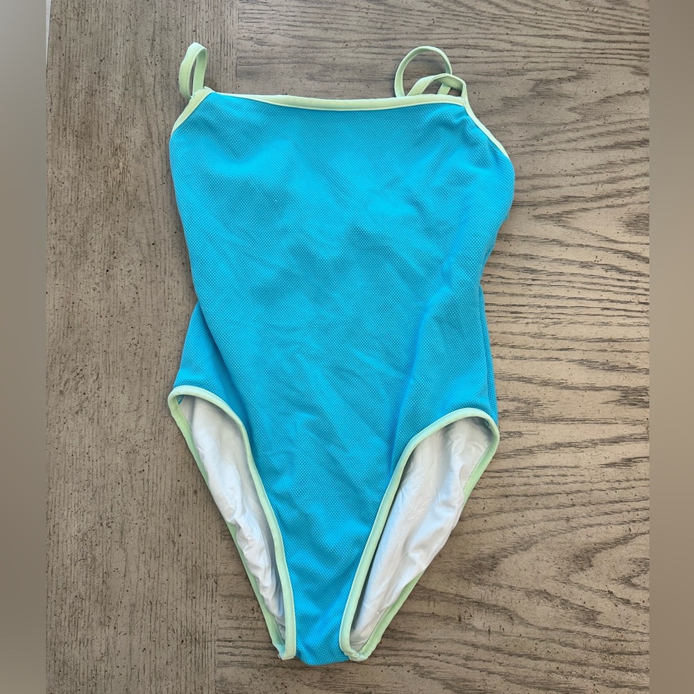 Jantzen turquoise one piece swimsuit
